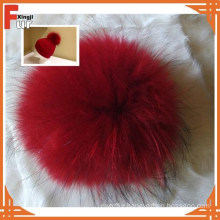 Custom Made Real Raccoon Fur Ball for Hat